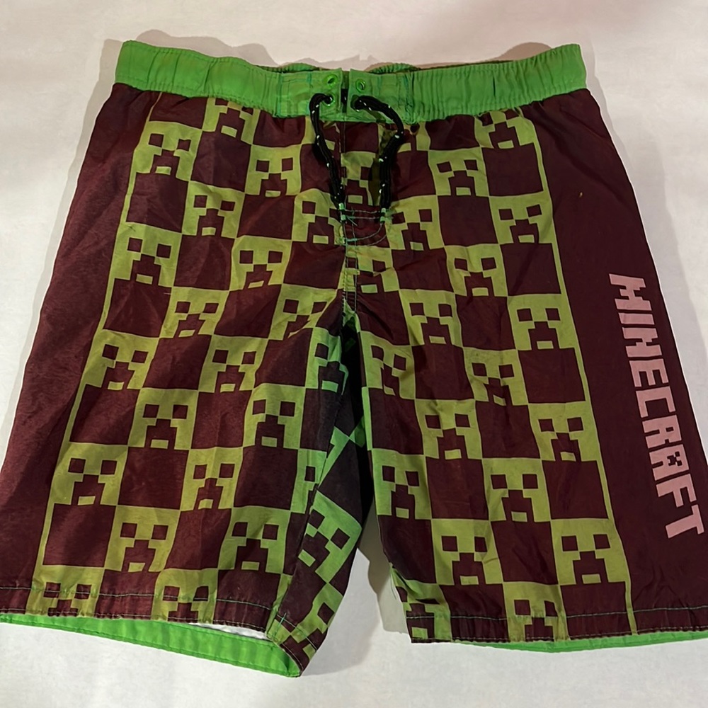 Youth Minecraft, bathing suit size 10/12